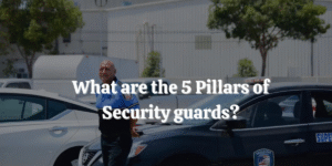 What are the 5 Pillars of Security guards?