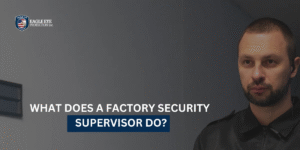 what does a factory Security supervisor do?