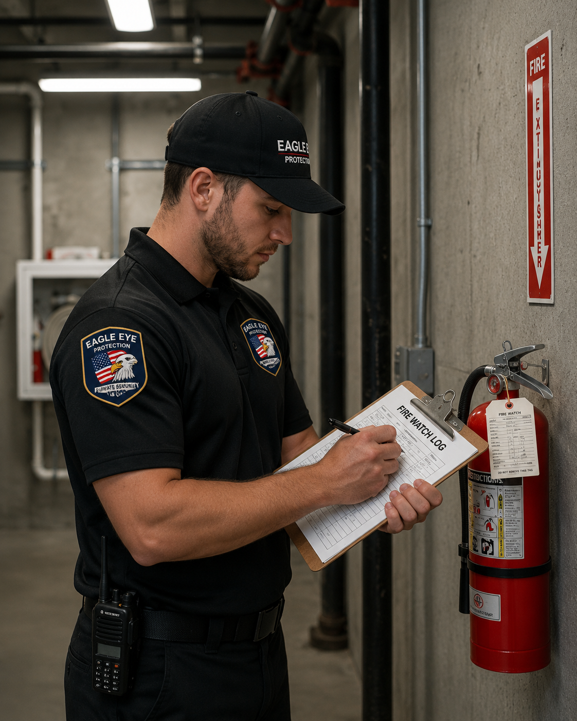 los angelels fire secuirty guard services