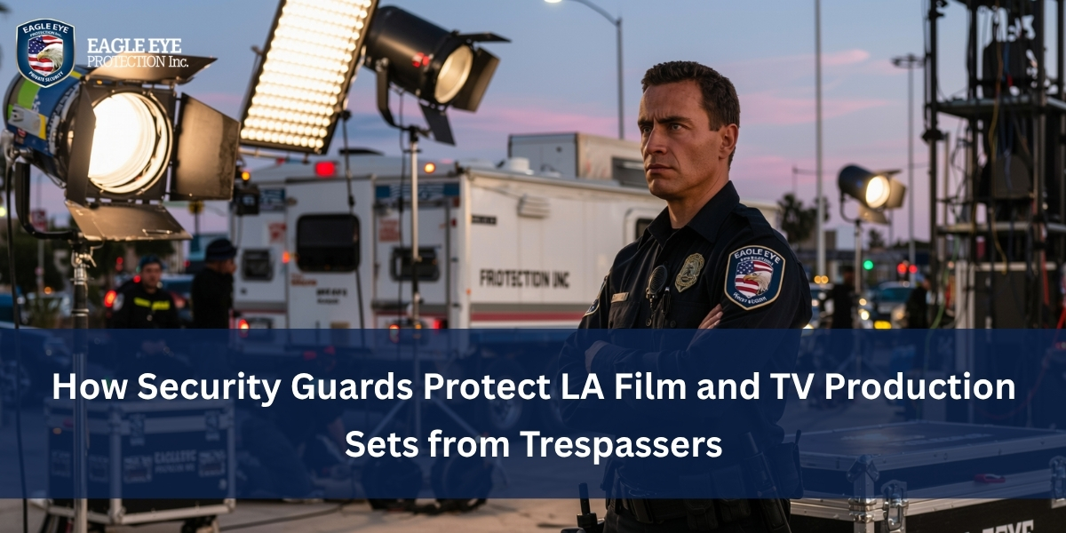 Security Guards Protect LA Film and TV Production