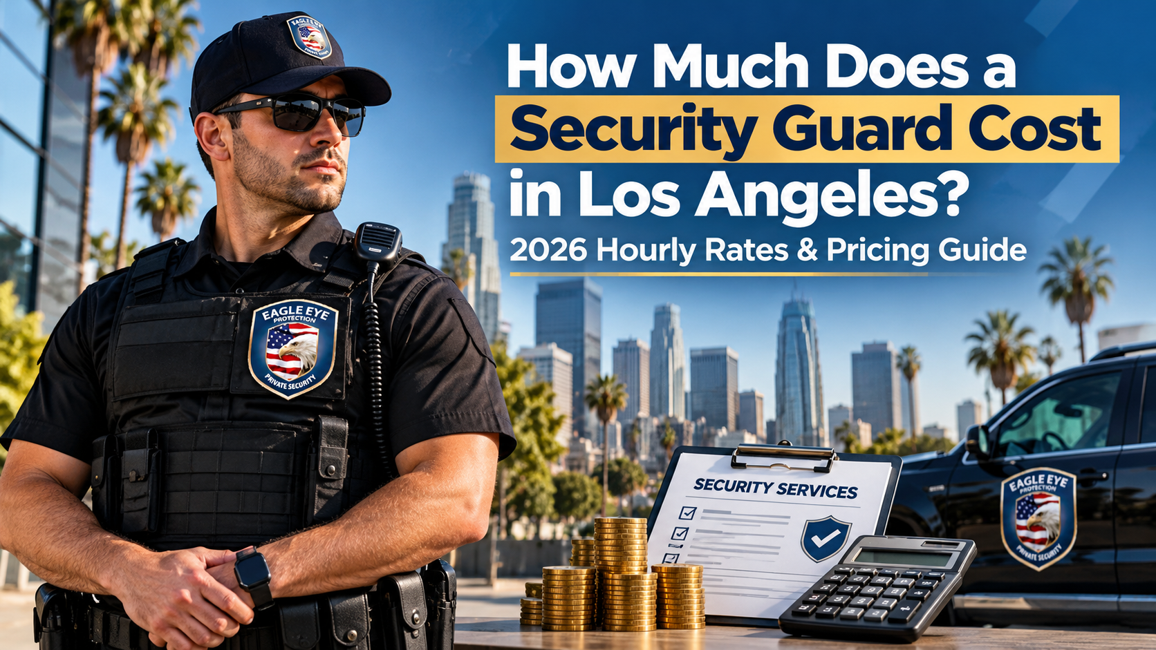 How Much Does a Security Guard Cost in Los Angeles? 2026 Hourly Rates & Pricing Guide